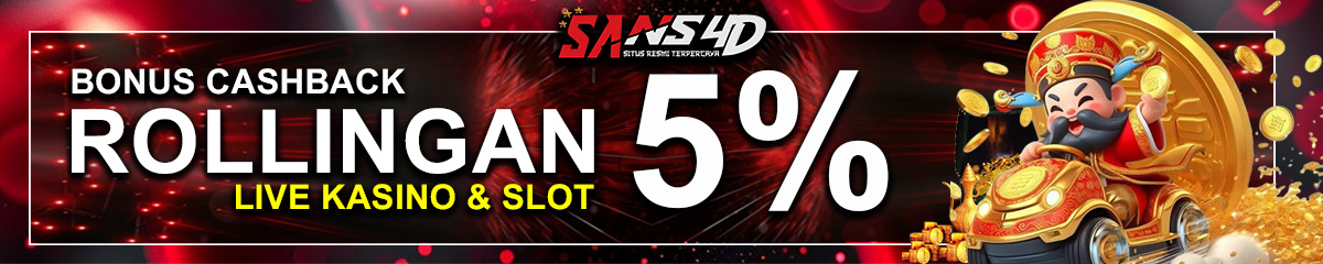 Bonus Rollingan Live Casino & Slot